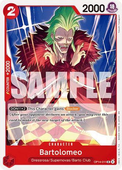 Bartolomeo (OP14-011) [The Azure Sea's Seven] - Deck Out Gaming