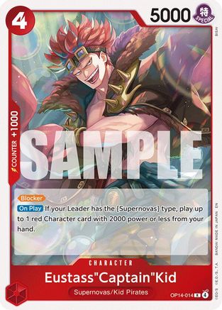 Eustass"Captain"Kid - OP14-014 (OP14-014) [The Azure Sea's Seven] Foil