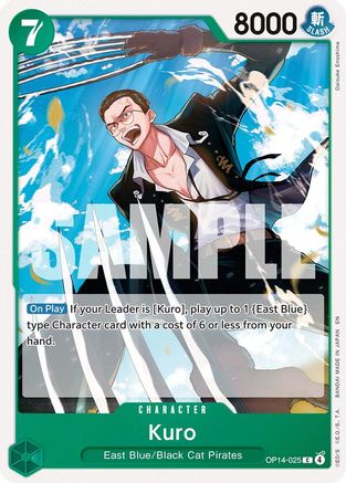 Kuro (OP14-025) [The Azure Sea's Seven]-1