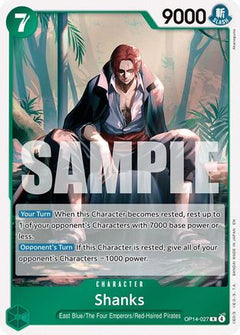 Shanks (OP14-027) [The Azure Sea's Seven] Foil-1