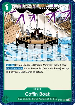 Coffin Boat (OP14-039) [The Azure Sea's Seven] - Deck Out Gaming