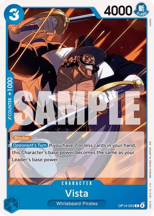 Vista (OP14-053) [The Azure Sea's Seven] - Deck Out Gaming