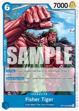 Fisher Tiger (OP14-054) [The Azure Sea's Seven] - Deck Out Gaming
