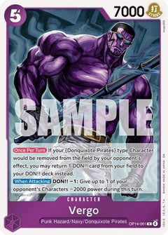 Vergo (OP14-061) [The Azure Sea's Seven] Foil-1
