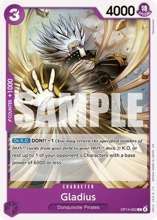 Gladius (OP14-062) [The Azure Sea's Seven]