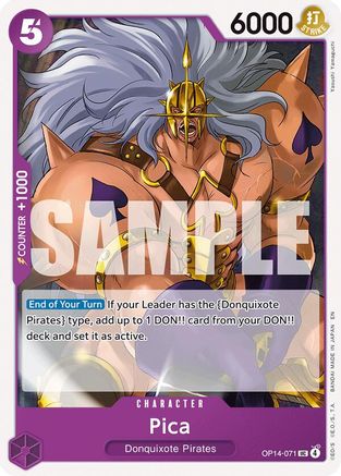 Pica (OP14-071) [The Azure Sea's Seven] - Deck Out Gaming