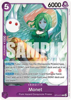 Monet (OP14-074) [The Azure Sea's Seven] Foil - Deck Out Gaming