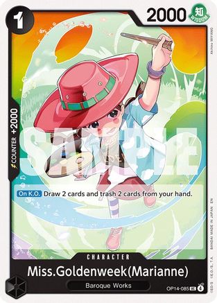Miss.Goldenweek(Marianne) (OP14-085) [The Azure Sea's Seven]-1