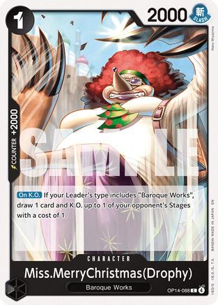 Miss.MerryChristmas(Drophy) (OP14-088) [The Azure Sea's Seven] - Deck Out Gaming