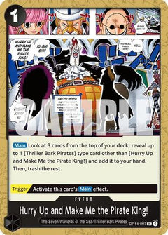 Hurry Up and Make Me the Pirate King! (OP14-097) [The Azure Sea's Seven]-1
