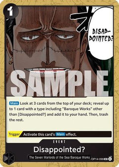 Disappointed? (OP14-099) [The Azure Sea's Seven]-1