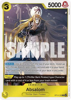 Absalom (OP14-100) [The Azure Sea's Seven] Foil - Deck Out Gaming