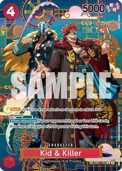 Kid & Killer - EB01-003 (SP) (EB01-003) [The Azure Sea's Seven] Foil - Deck Out Gaming