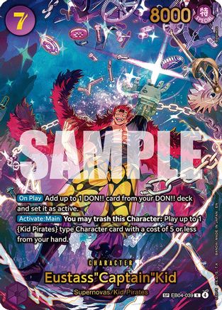 Eustass"Captain"Kid - EB04-039 (SP) (EB04-039) [The Azure Sea's Seven] Foil