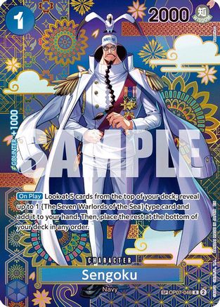 Sengoku - OP07-046 (SP) (OP07-046) [The Azure Sea's Seven] Foil-1