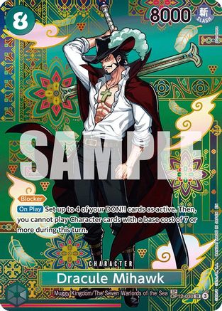 Dracule Mihawk - OP12-030 (SP) (OP12-030) [The Azure Sea's Seven] Foil-1