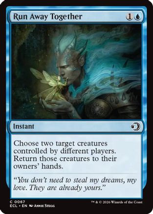 Run Away Together (67) [Lorwyn Eclipsed] foil - Deck Out Gaming