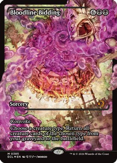 Bloodline Bidding (Showcase) (385) [Lorwyn Eclipsed] foil - Deck Out Gaming