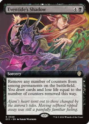 Eventide's Shadow (Extended Art) (28) [Commander: Lorwyn Eclipsed] - Deck Out Gaming
