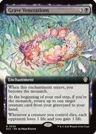 Grave Venerations (Extended Art) (29) [Commander: Lorwyn Eclipsed] - Deck Out Gaming