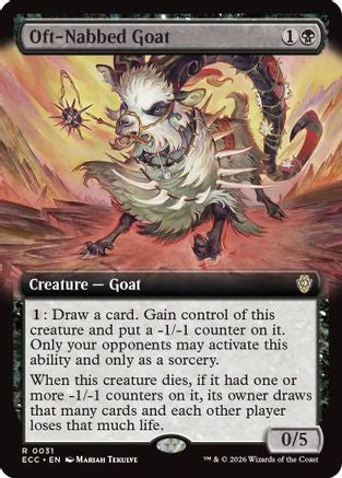 Oft-Nabbed Goat (Extended Art) (31) [Commander: Lorwyn Eclipsed] - Deck Out Gaming