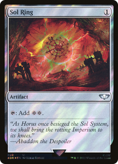Sol Ring (250) (Surge Foil) (250) [Warhammer 40,000 Commander] foil - Deck Out Gaming