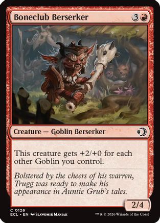Boneclub Berserker (126) [Lorwyn Eclipsed] foil - Deck Out Gaming
