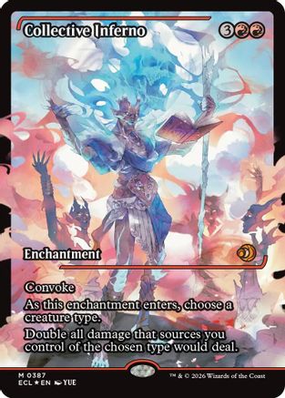 Collective Inferno (Showcase) (387) [Lorwyn Eclipsed] foil - Deck Out Gaming