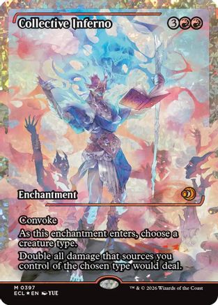 Collective Inferno (Showcase) (Fracture Foil) (397) [Lorwyn Eclipsed] foil - Deck Out Gaming