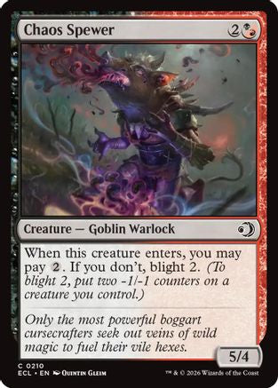 Chaos Spewer (210) [Lorwyn Eclipsed] foil - Deck Out Gaming