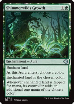 Shimmerwilds Growth (194) [Lorwyn Eclipsed] foil - Deck Out Gaming