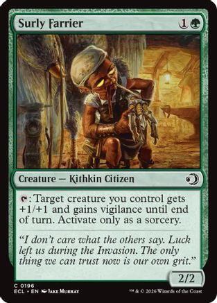 Surly Farrier (196) [Lorwyn Eclipsed] foil - Deck Out Gaming