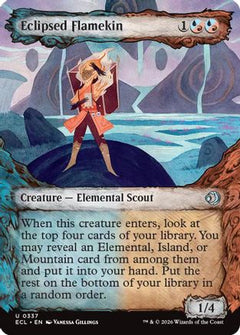 Eclipsed Flamekin (Showcase) (337) [Lorwyn Eclipsed] foil - Deck Out Gaming