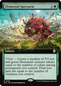 Elemental Spectacle (Extended Art) (35) [Commander: Lorwyn Eclipsed] - Deck Out Gaming