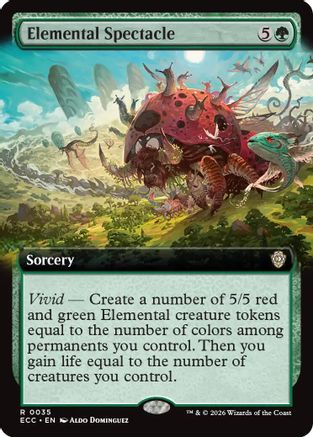 Elemental Spectacle (Extended Art) (35) [Commander: Lorwyn Eclipsed] - Deck Out Gaming