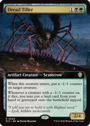 Dread Tiller (Extended Art) (40) [Commander: Lorwyn Eclipsed] - Deck Out Gaming