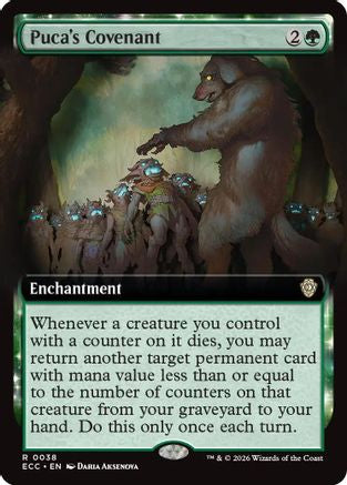 Puca's Covenant (Extended Art) (38) [Commander: Lorwyn Eclipsed] - Deck Out Gaming