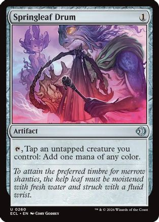 Springleaf Drum (260) [Lorwyn Eclipsed] foil - Deck Out Gaming