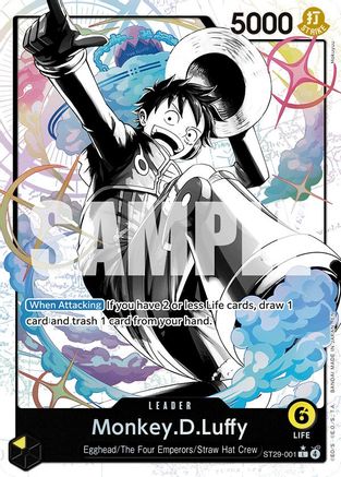 Monkey.D.Luffy (001) (Parallel) (ST29-001) [Starter Deck 29: Egghead] Foil-1