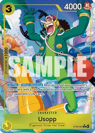 Usopp (Full Art) (ST29-002) [Starter Deck 29: Egghead] Foil - Deck Out Gaming