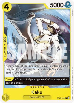 Kaku (ST29-003) [Starter Deck 29: Egghead]
