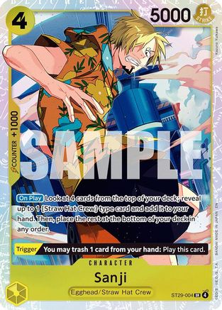 Sanji (ST29-004) [Starter Deck 29: Egghead] Foil - Deck Out Gaming