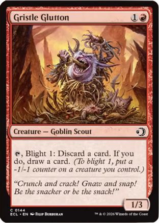 Gristle Glutton (144) [Lorwyn Eclipsed] foil - Deck Out Gaming