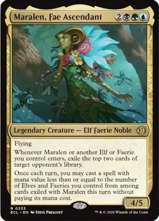 Maralen, Fae Ascendant (233) [Lorwyn Eclipsed] foil - Deck Out Gaming