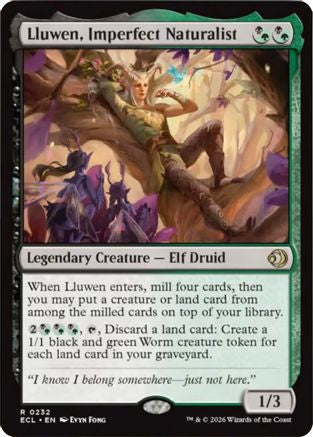 Lluwen, Imperfect Naturalist (232) [Lorwyn Eclipsed] - Deck Out Gaming