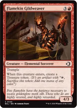 Flamekin Gildweaver (140) [Lorwyn Eclipsed] foil - Deck Out Gaming