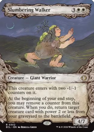 Slumbering Walker (Showcase) (302) [Lorwyn Eclipsed] foil - Deck Out Gaming