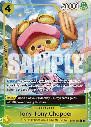 Tony Tony.Chopper (Full Art) (ST29-007) [Starter Deck 29: Egghead] Foil - Deck Out Gaming