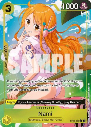 Nami (Full Art) (ST29-008) [Starter Deck 29: Egghead] Foil - Deck Out Gaming
