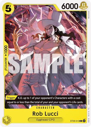 Rob Lucci (ST29-013) [Starter Deck 29: Egghead] - Deck Out Gaming